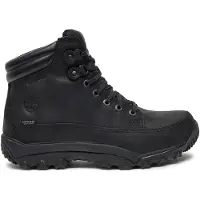 Timberland RIME RIDGE Mid WP Primaloft Waterproof - Herren Winter Schuhe Stiefel Leder Schwarz TB12403R-001 ORIGINAL EU 43 US 9 svart