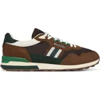 Pepe Jeans för män. PMS400010 Kingston College läder sneakers brun (41), Hud, Karta, Nyckelband, Casual