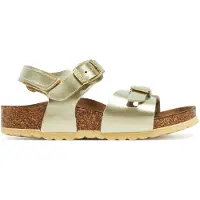 Birkenstock Kids' Rio As Kids BF Electric Metallic Gold