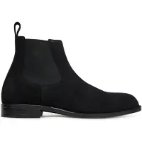 BOSS Suede Chelsea boots with elasticated panels