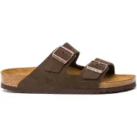 Birkenstock Arizona Soft Footbed Suede Leather Narrow Sandaler