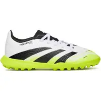 Adidas Predator League Tf Radiant Blaze - Vit/svart/lucid Lemon Barn - Turf (Tf), storlek 38