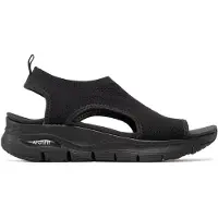 SKECHERS Damars Arch FIT-City Catch, Svart/Svart, 6