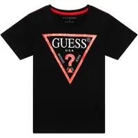 GUESS T-shirts med korta ärmar THOLMA pojkar - Svart - 10 ans