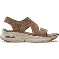 SKECHERS för kvinnor. 119458 Sandaler Arch Fit - Brightest Day brun (38), 3 till 5 cm, Ingen, Casual