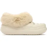 Crocs Furever Crush Clog Bone Beige Comfortskor för kvinnor