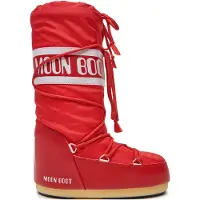 Moon boot - Après-ski - Icon Nylon Red för Unisex - Storlek 42-44
