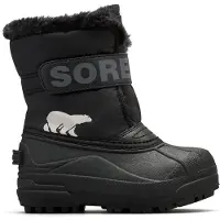 Sorel - Childrens Snow Commander Boot Black Charcoal för UnisexUll - Barnstorlek 12 US - Svart