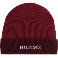 Tommy Hilfiger Mössa - Stickad - Monotyp - Rouge - - S/M - Mössa