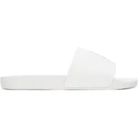 Ralph Lauren för män. 809961001004 Flip-flops Signature vit (40), Karta, Ingen, Casual, Strandkläder