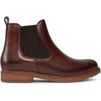 Tamaris Chelsea boots mörkbrun