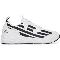 Emporio Armani Låg sneaker svart / vit