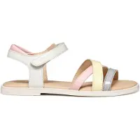Geox Platta sandaler J SANDAL KARLY GIRL flickor - Flerfärgad - 28