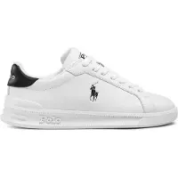 Ralph Lauren för män. 809829824005 Heritage Friidrottsskor vit (41), Hud, Karta, Nyckelband, Casual
