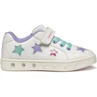Geox Sneakers J SKYLIN GIRL flickor - Vit - 34