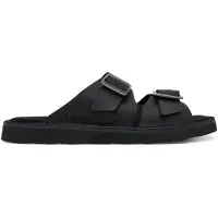 Clarks Solsbury Rem Svart Läder Sandaler