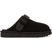 Ugg för män. 1166915 Goldencoast Clog II läderclogs svart (40), Karta, Före, Kardborreband, Casual