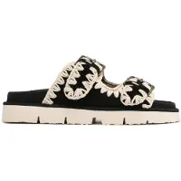 Mou Pantolette svart / vit