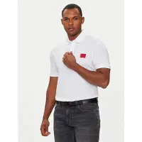 HUGO T-shirt 'Dereso' röd / svart / vit