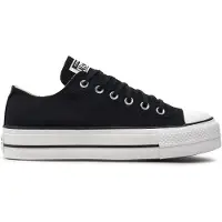 Converse Chuck Taylor All Star Lift Ox Svart Vit Dam Sneakers 560250C 35 black