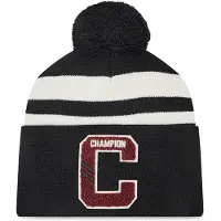 Champion Mössa - Stickad - Tonåring - Dubbel - Svart/Vit m. Tofs - - One Size - Mössa