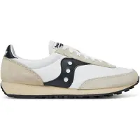 Saucony för män. S70884-9 Läder Sneakers Trainer 80 vit (45), Hud, Karta, Nyckelband, Casual