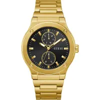GUESS Analog klocka guld / svart / vit