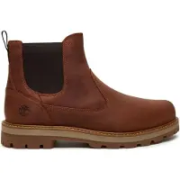 Timberland för män. TB0A6A4WEM61 Britton Road chelsea boots i brunt läder (40), Hud, Karta, Ingen, Casual, Hållbar