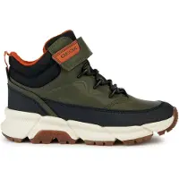 Geox Stövel 'Flexyper' khaki / orange / svart