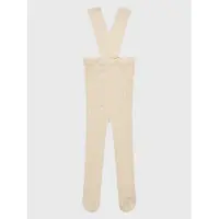 Condor Strumpbyxor m. Hängslen - Rib - Beige - - 1-2 år (80-92) - Strumpbyxor