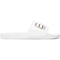 Emporio Armani EA7 Öppen Tå Slip-On Halkfria Tofflor Unisex Skor Vit 7X000108AF15118MZ095 43