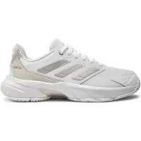 Adidas Sportsko 'CourtJam Control 3' ljusgrå / silver / vit