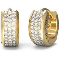 GUESS Stylish gulfärgade hoopörhängen JUBE04583JWYGT/U