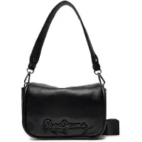 Pepe Jeans för kvinnor. PL031571 Geena Softy axelremsväska svart (OSFA), Casual, Polyuretan