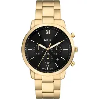 Fossil Analog klocka 'NEUTRA' guld / svart