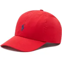 Ralph Lauren unisex. 323552489003 Chino cap i röd bomull (OSFA), Casual