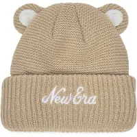 New Era Mössa - Stickad - New York Yankees - Light Beige - - 2-4 år (92-104) - Mössa