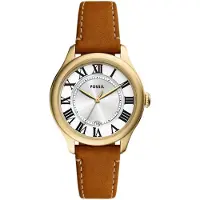 Fossil Analog klocka 'Gilmore' brun / guld