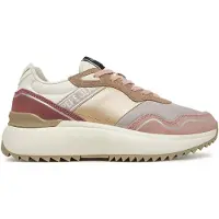 Pepe Jeans för kvinnor. PLS60042 Kimi Glam rosa, beige lädertofflor (37), Karta, Före, Nyckelband, Casual