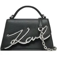 Karl Lagerfeld Handväska svart / silver