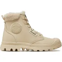 Palladium Stövlett med snörning 'Pampa' beige
