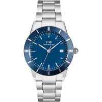 Daniel Wellington Iconic Paradigma Link Blue Enamel Silver 40mm