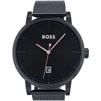 HUGO BOSS -herranalogklocka med kvartsurverk i rostfritt stål - 1513810