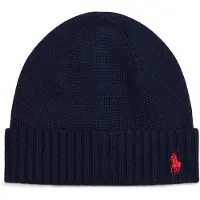 Ralph Lauren Mössa - Ull - Marinblå - - 40 cm - Mössa