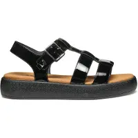 Geox D CAMALEI Syntetiska Polyurethan Kvinnor Svarta Sandaler