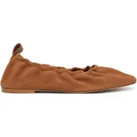 Pepe Jeans för kvinnor. PLS10430 Poppy Basic ballerinas i brunt läder (39), Hud, Karta, Ingen, Casual, Hållbar