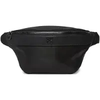 HUGO Twill belt bag with stacked-logo hardware
