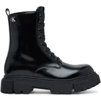 Calvin Klein Kids Easy Zip Lug Lace Up Boots