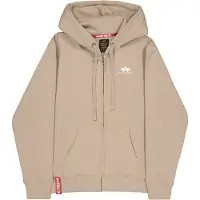 Alpha industries Sweatjacka sand / röd / vit