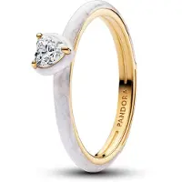 Pandora ME chakra ring vit emalj 163088C01-56
